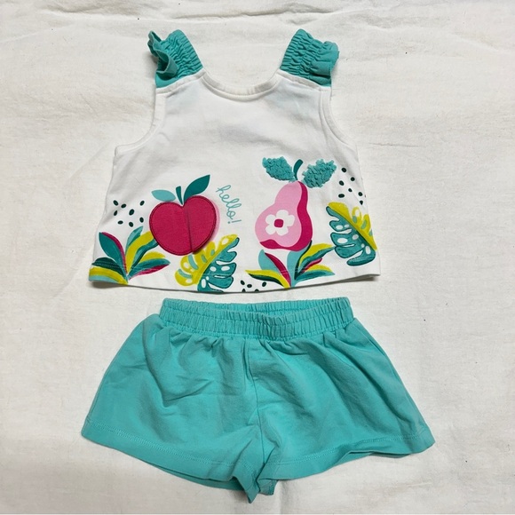 Mayoral Apple and Bear Top and Shorts Set - Picture 5 of 8